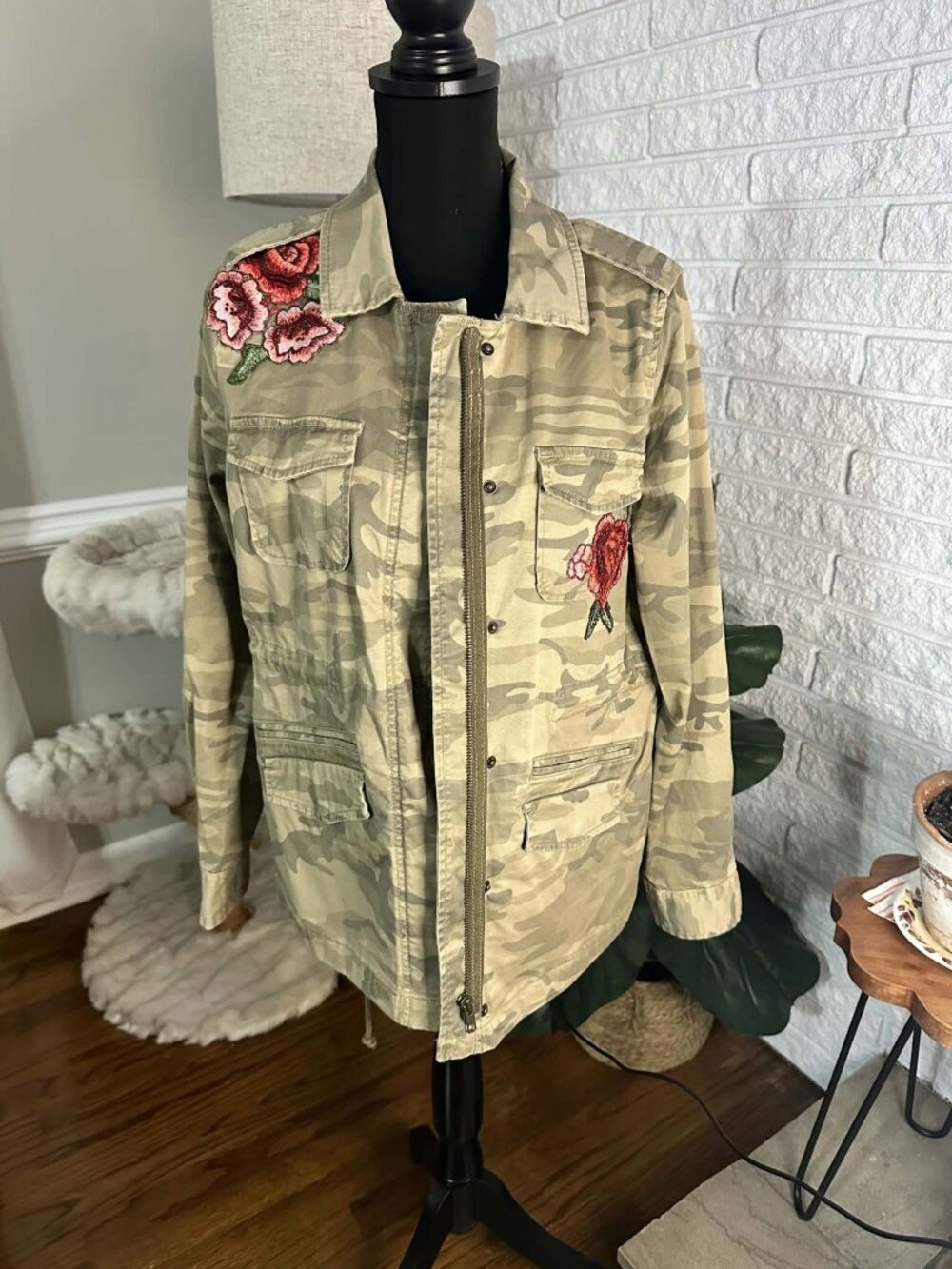 True Craft Camo Drawstring Jacket